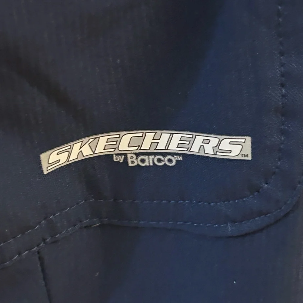 NWT- Skechers by Barco Vitality Charge Scrub Pants in navy blue.
